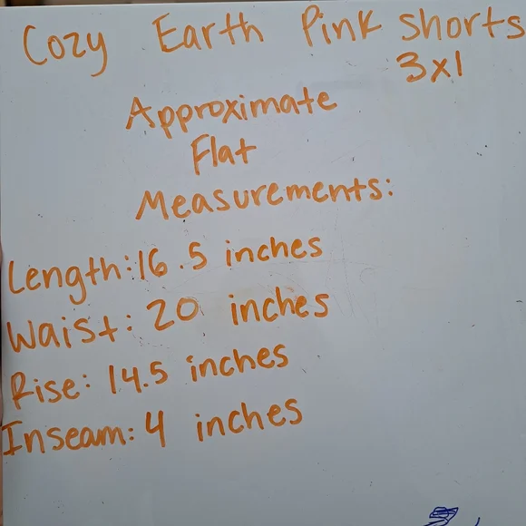 NEW Cozy Earth Blush Pink Bamboo Soft Cooling Pajamas *SHORTS ONLY Size 3XL - Picture 7 of 7